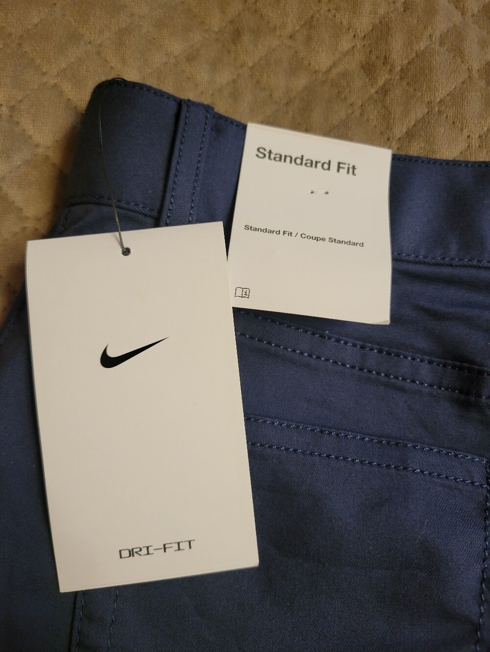 Nike Dri Fit Big Kids Boys 5 pocket golf pants Navy size Medium NEW WITH TAG